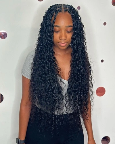 Medium Boho Goddess Braids for Women