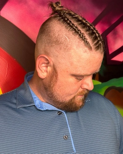 Mohawk Viking Braids Men