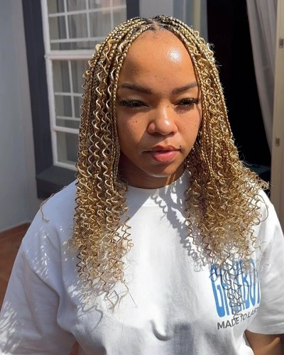 Short Boho Goddess Braids for Women