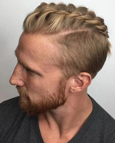 Single Viking Braids Men