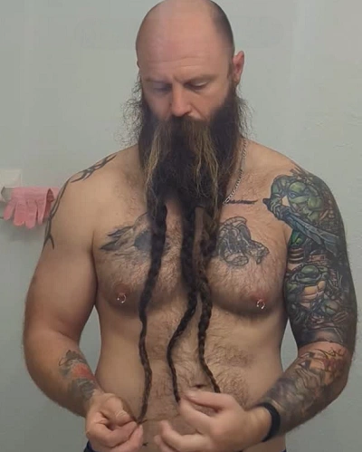 Three Strand Viking Beard Braid