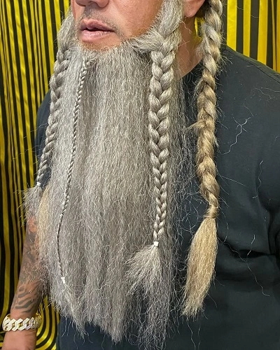 Three Strand Viking Beard Braid