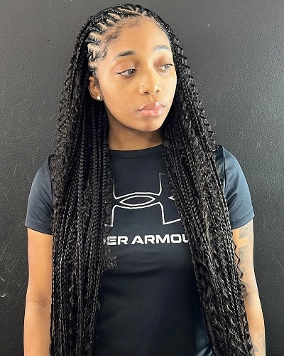 Tribal Boho Knotless Braids