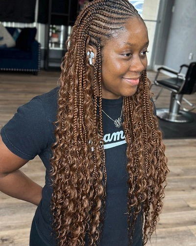 Tribal Boho Knotless Braids