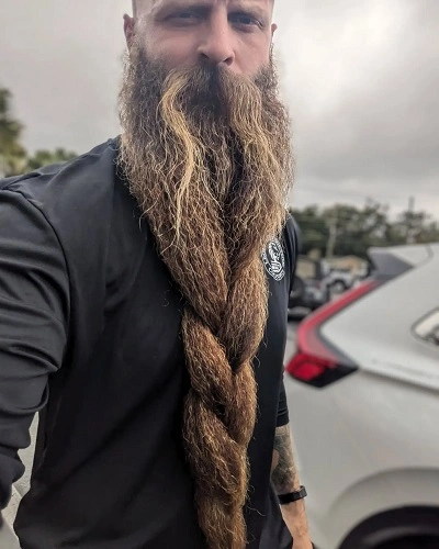 Viking Braids Men Beard