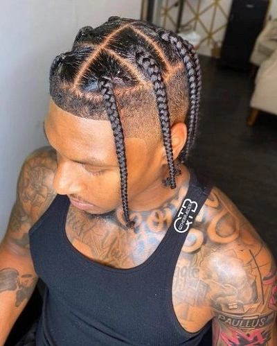 6 Box Braids Mens
