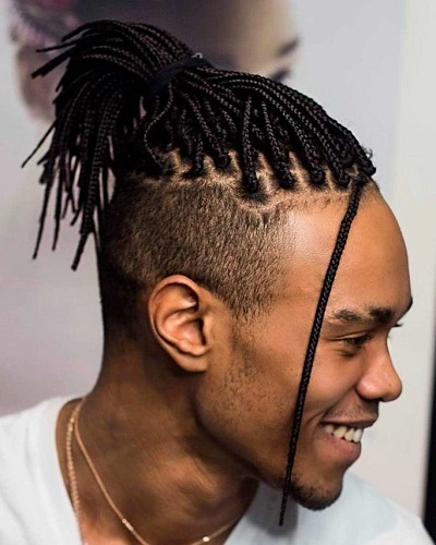 African American Braided Ponytail