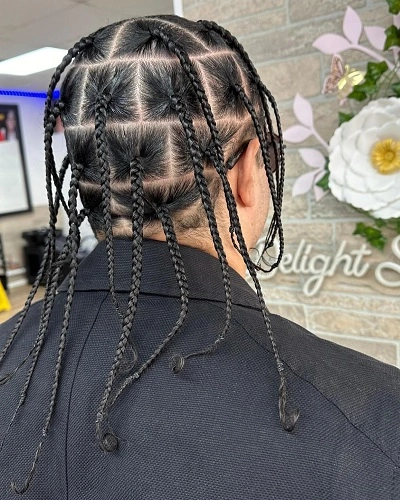 Big Box Braids Men