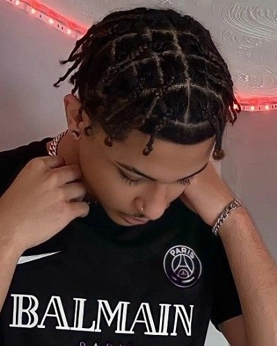Box Braids Men Short Hair