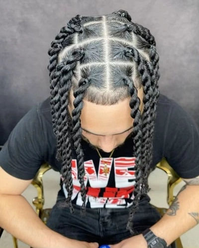 Box Braids Men Twist