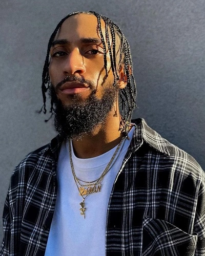 Box Braids Men White