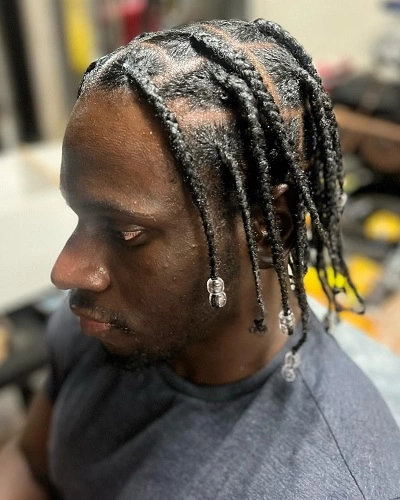 Box Braids With Beads Men