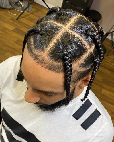 Large Box Braids Men