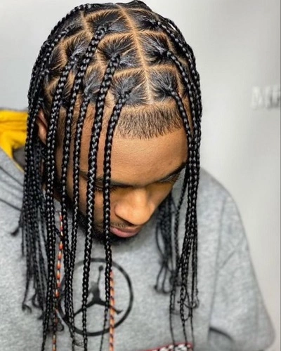 Men's Knotless Box Braids