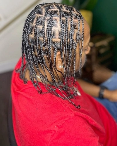 Men's Knotless Box Braids