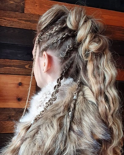 Shield Maiden Viking Hair Braids Female