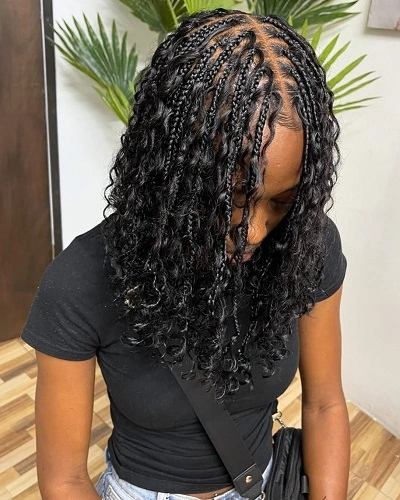 Short Boho Braids Bob