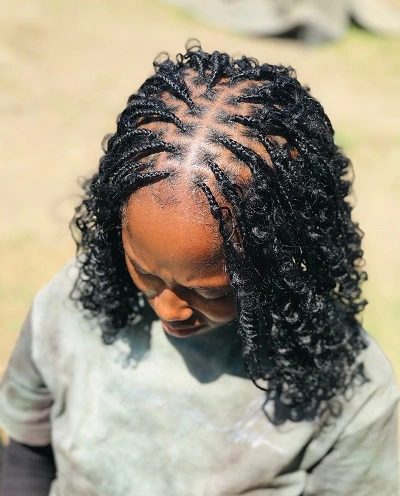 Short Boho Goddess Braids