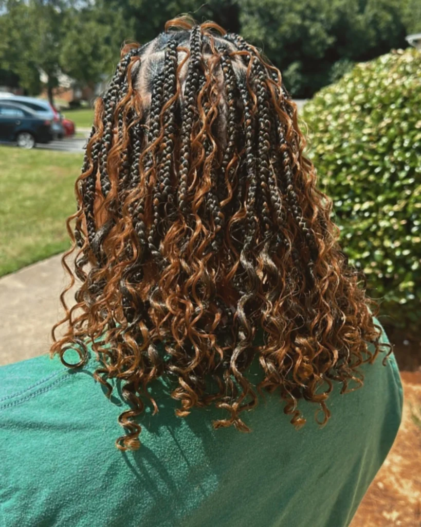 Short Boho Ombre Braids