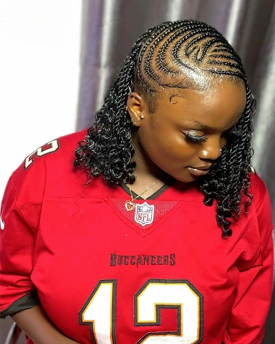 Short Boho Tribal Braids