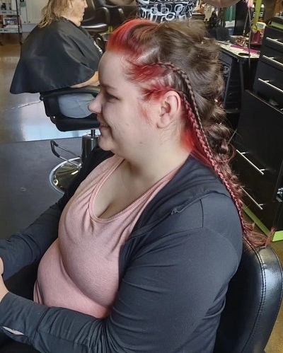 Viking Mullet Braids Women