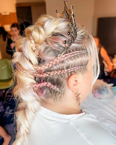 Viking Warrior Braids Female