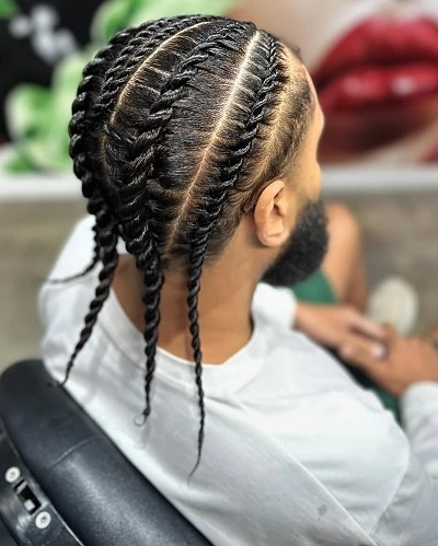 6 Stitch Braids Men