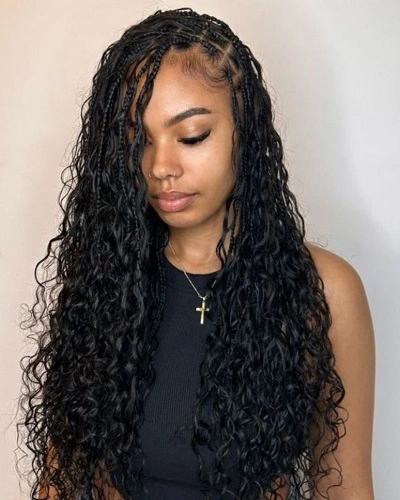 Boho Box Braids Women