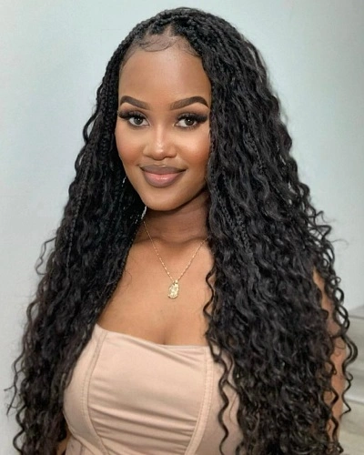 Boho Box Braids Women