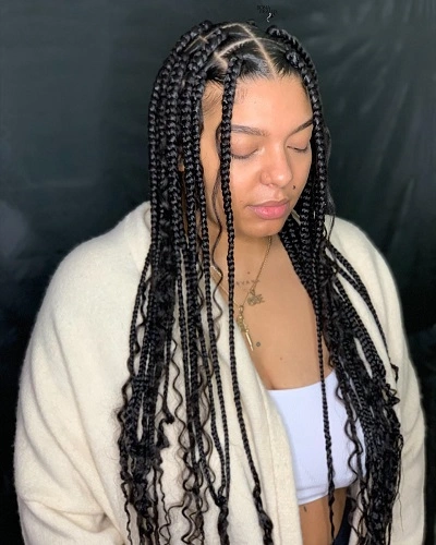 Goddess Box Braids Women