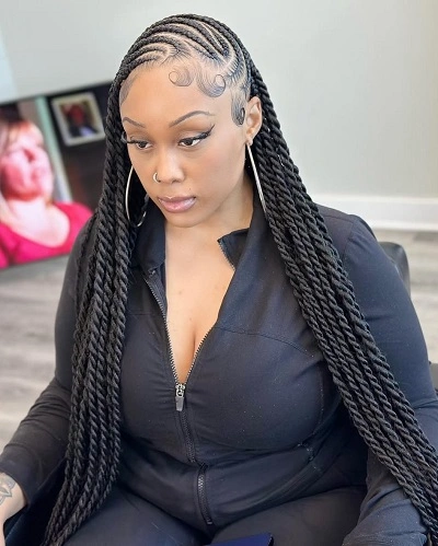 Lemonade Fulani Braids