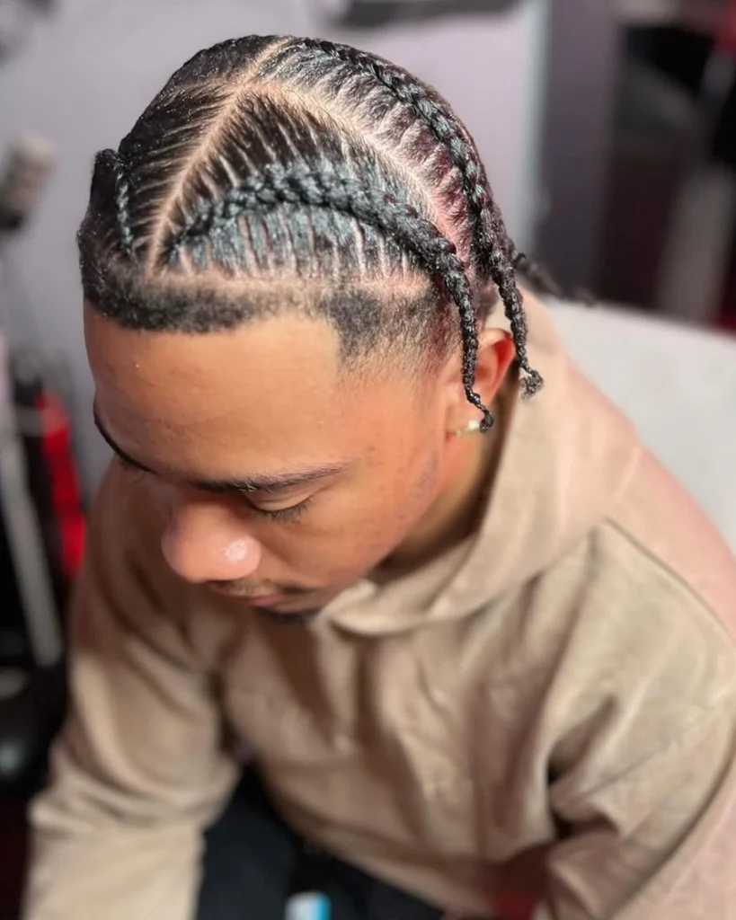 Stitch Box Braids Men