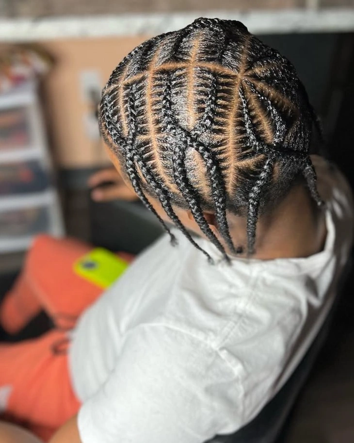 Stitch Box Braids Men