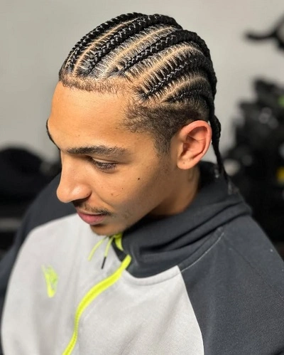 Stitch Braids Cornrows Men