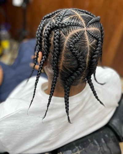 Stitch Braids Men to The Side
