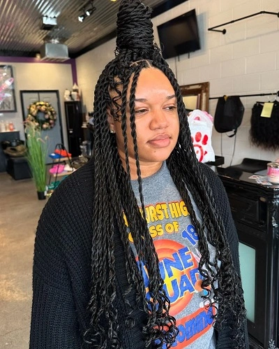Twist Box Braids Women