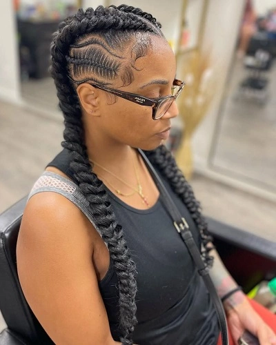 2 Butterfly Braids