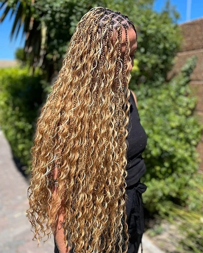 Blonde Bora Bora Braids
