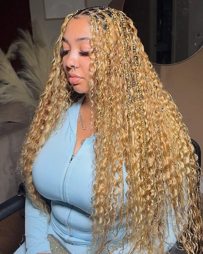 Blonde Bora Bora Braids