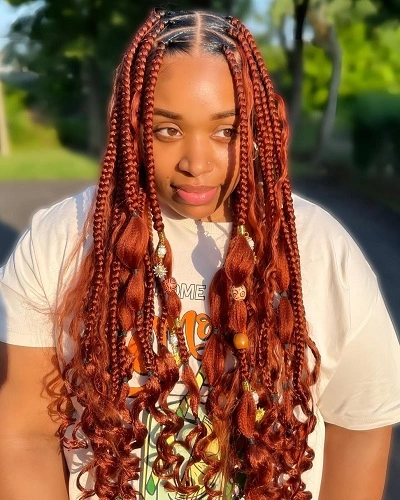 Bubble Box Braids