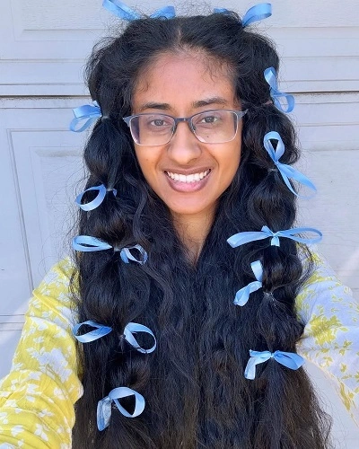 Bubble Braids with Ribbon