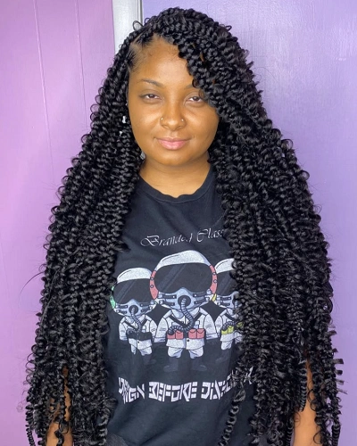 Butterfly Knotless Braids