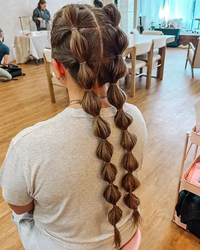 Double Bubble Braids