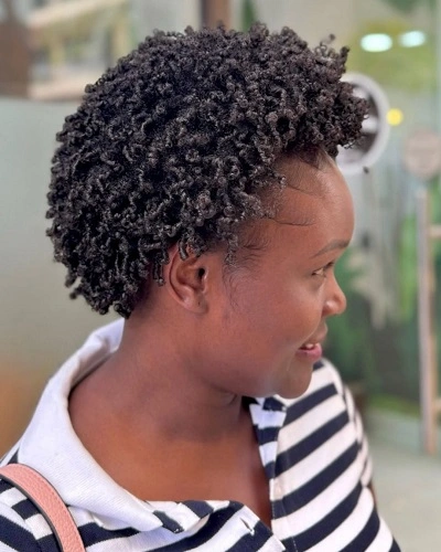 Finger Coil Cut for Black Women