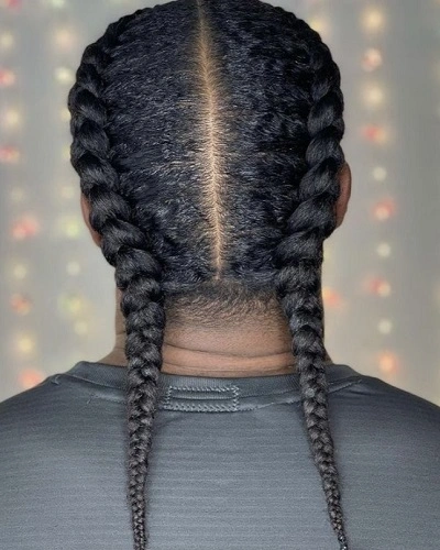 French Black French Braids for Men