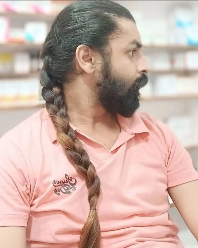 French Braid for Men