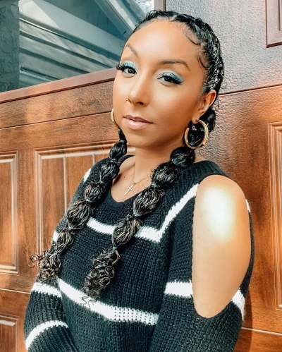 French Bubble Braids