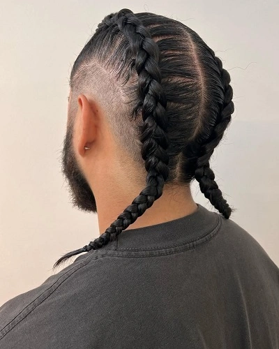 French Dutch Braids Men