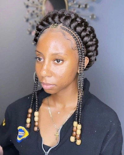 Halo Braid with Beads