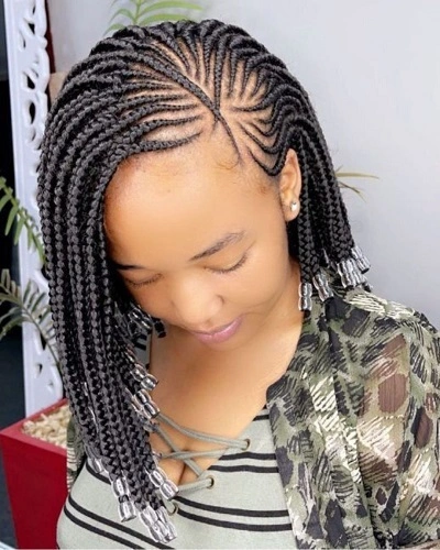 Lemonade Braids with Beads